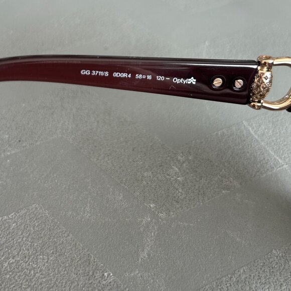 Gucci Logo Sunglasses Horsebit 3711/S - Picture 5 of 6